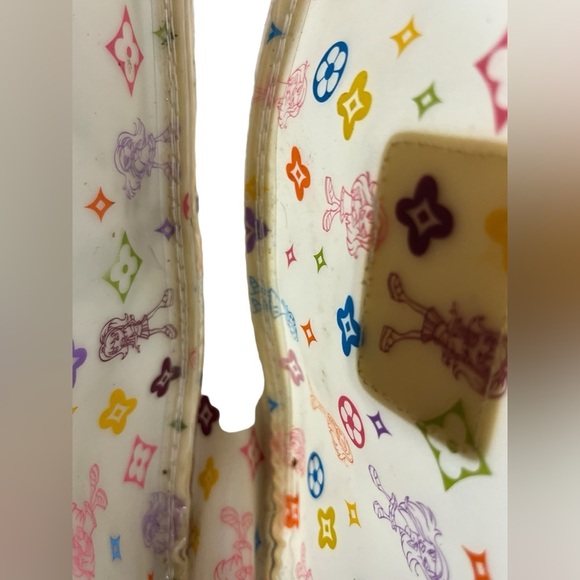 Vintage Bratz Y2K 2004 Frosted Jelly Monogram Vinyl Bag Purse Handbag - Picture 6 of 16